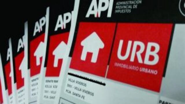 Boletas del Impuesto Inmobiliario Urbano de API en Santa Fe.