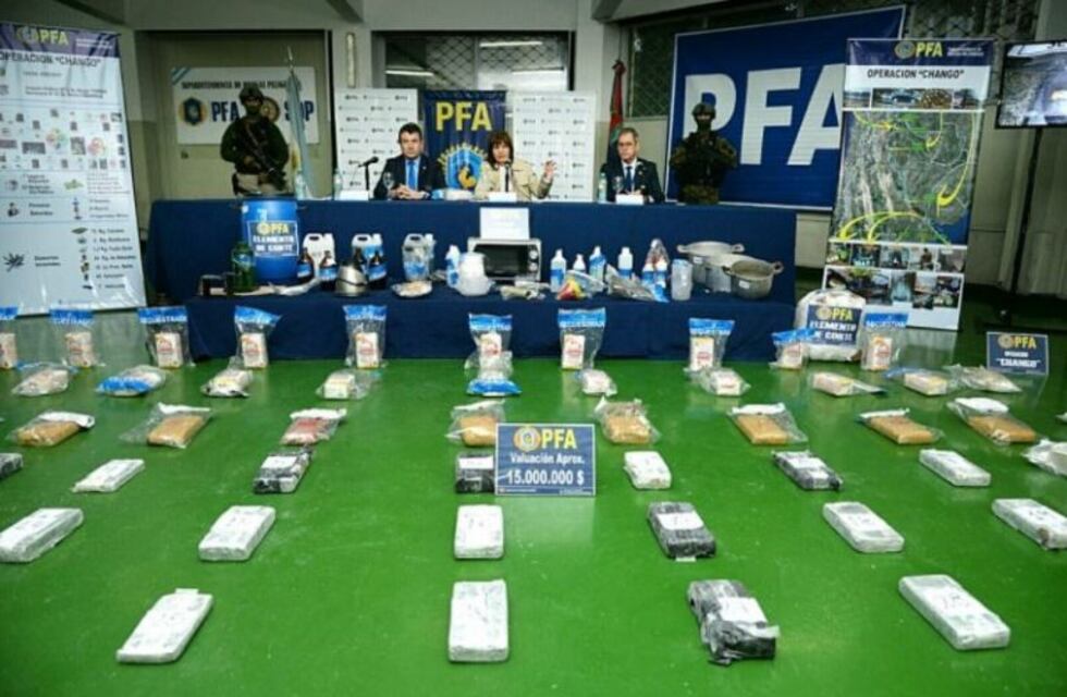 Catorce detenidos y 70 kilos de cocaína secuestrados a metros de la villa 1-11-14