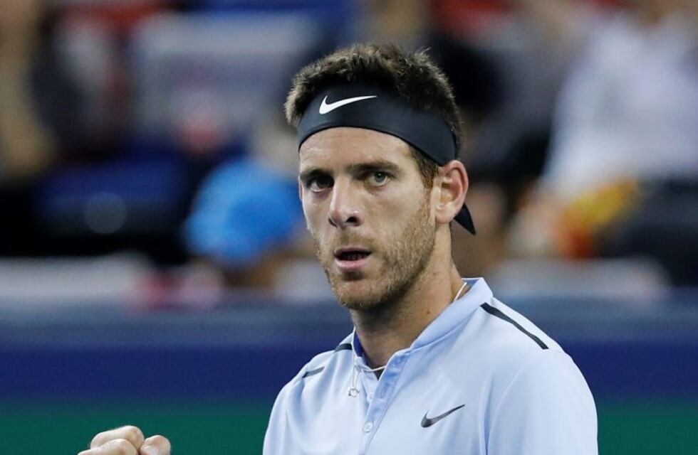Cómodo triunfo de Del Potro para clasificar a octavos del Masters 1000 de Shanghai