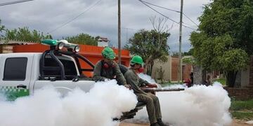 Fumigaciones en Saladas, Corrientes por los cuatro casos de dengue\u002E