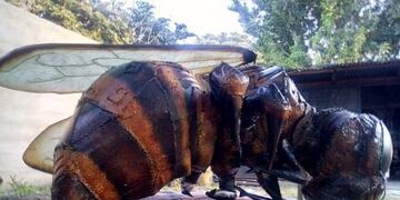 Se robaron una escultura de la Municipalidad\u002E