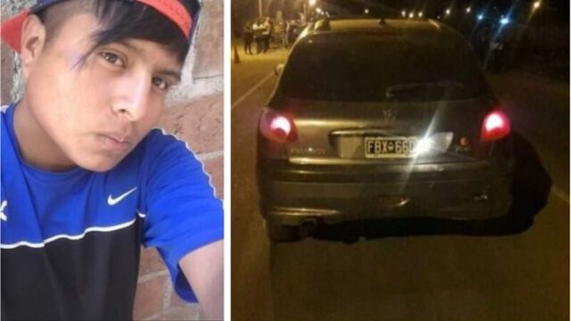 Paco y el vehículo en el que protagonizó el siniestro\u002E