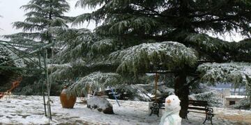 La última gran nevada en Carlos Paz, un 9 de julio de 2007\u002E (Foto: Facebook / Sergio Tonarelli)\u002E