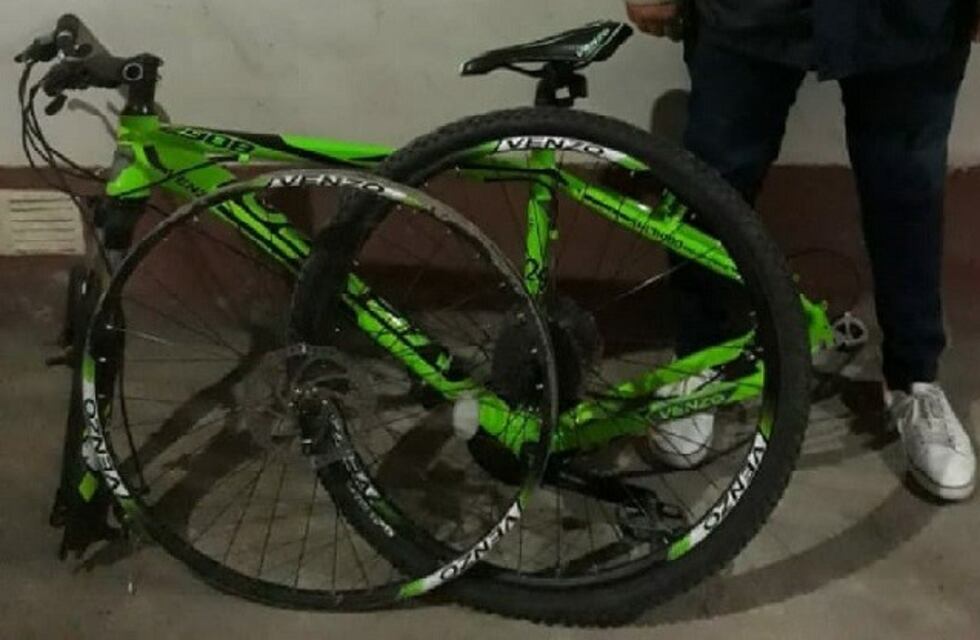 Efectivos de seguridad lograron recuperar una bicicleta robada a un biker en Horco Molle