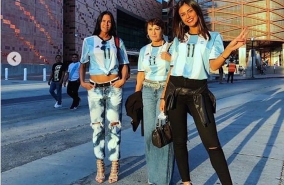 Carolina Baldini se robó todas las miradas en el partido entre Argentina y Guatemala