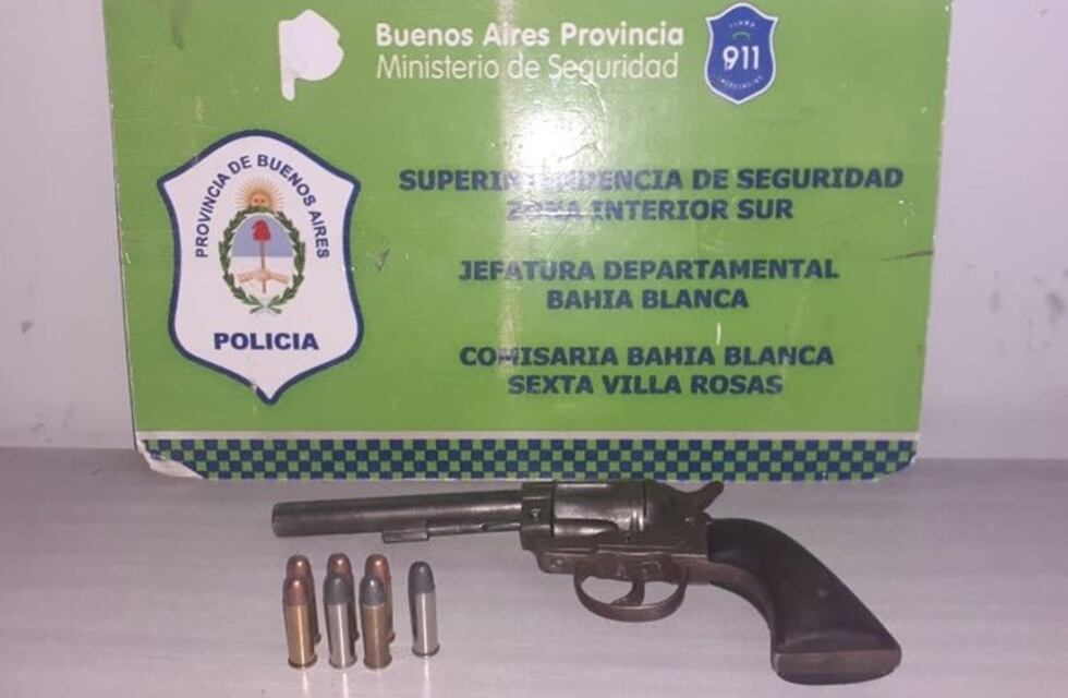 Bahía Blanca: dos chicos fueron detenidos con un arma de fuego