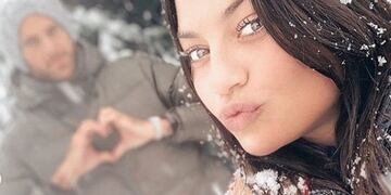 Juan Martín Del Potro y Jujuy Jiménez (Instagram)