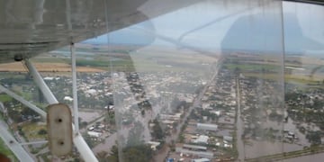 Inundaciones en Villa Laspiur\u002E