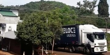 Los camiones brasileros ingresan a Misiones a través de Alba Posse\u002E