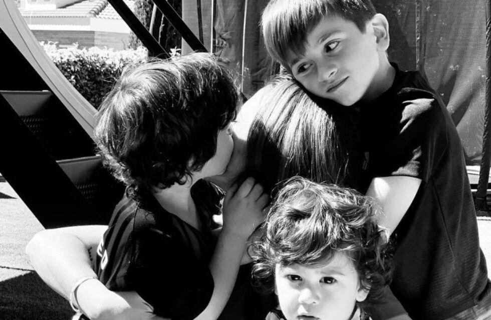 Antonela Roccuzzo compartió videos de Mateo y Ciro Messi cantando Imagine Dragons