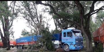 Impresionante temporal en Arroyo Cabral\u002E