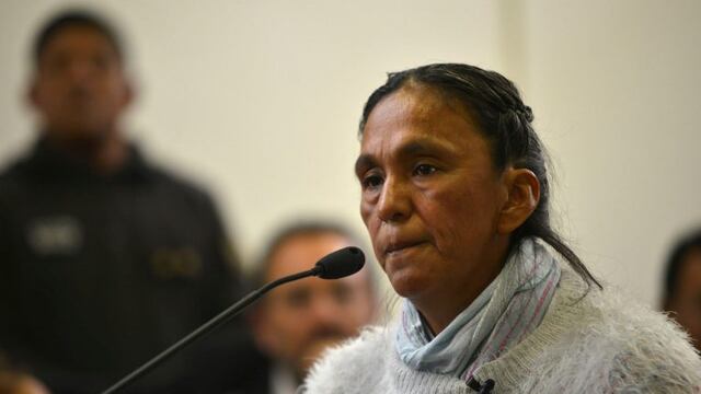 BAS01. JUJUY (ARGENTINA), 28/12/2016.- La dirigente social Milagro Sala asiste a una audiencia hoy, miu00e9rcoles 28 de diciembre de 2016, en Jujuy (Argentina). Un tribunal de la norteu00f1a provincia argentina de Jujuy condenu00f3 hoy a la diputada argentina del Par