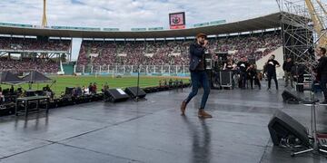 Abel Pintos en el Kempes\u002E