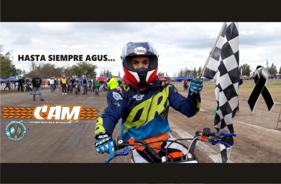 Homenaje del Certamen Argentino de Motociclismo al joven cordobés Agus Romero