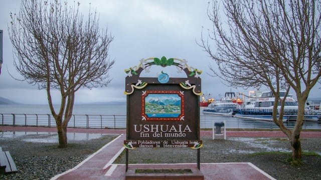 El cartel de 'Ushuaia Fin del Mundo' (Vía Ushuaia).