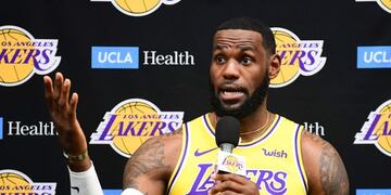 LeBron James\u002E (Foto: FREDERIC J\u002E BROWN/AFP)