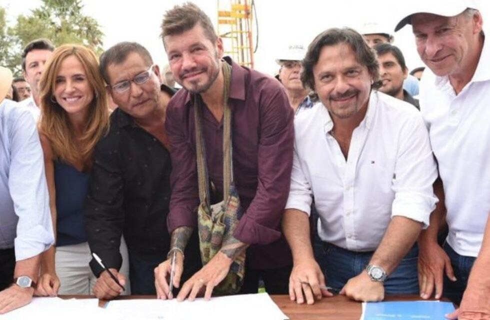 Marcelo Tinelli inauguró obras en el norte de Salta