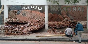 Se desplomó un techo del auditorio de Radio Nacional Córdoba