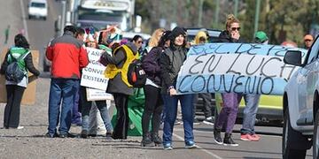 Los cortes de ruta se hacen de forma parcial\u002E