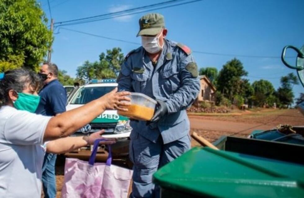 Gendarmería quedó a cargo de una cocina centralizada de Eldorado