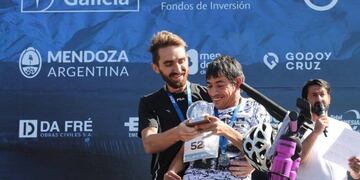 Eduardo Mulet empujó la silla de ruedas de Jesús Picón\u002E