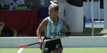 Sofía Ramallo visitó a Hockey Talleres\u002E