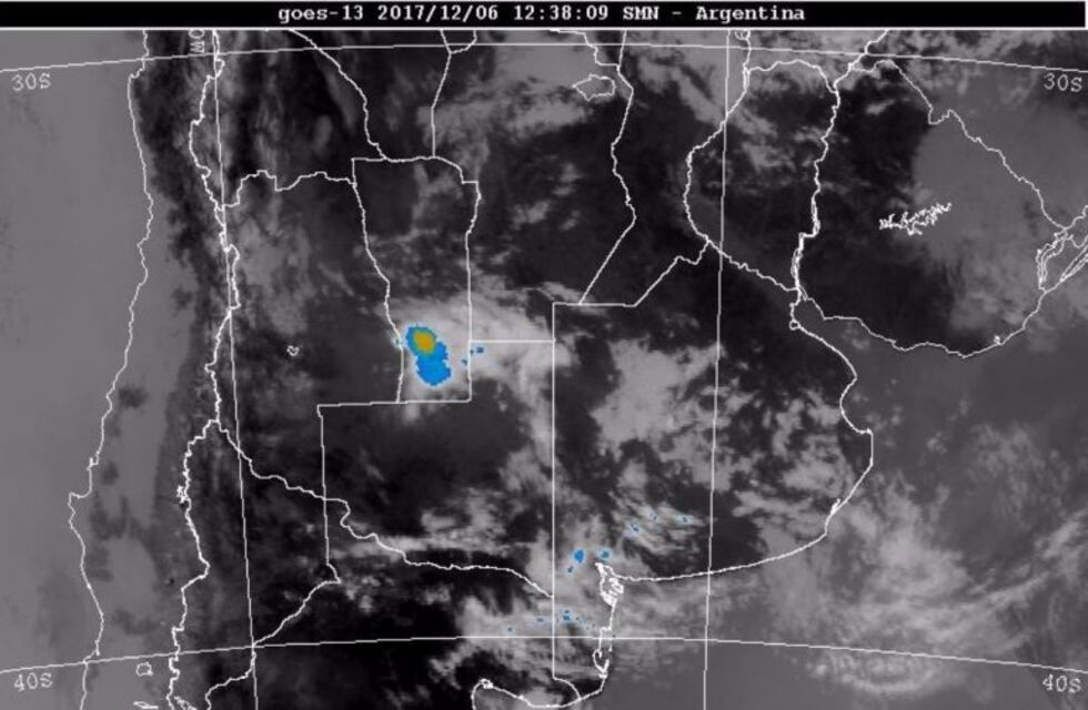 Emiten alerta por intensas lluvias en Mendoza