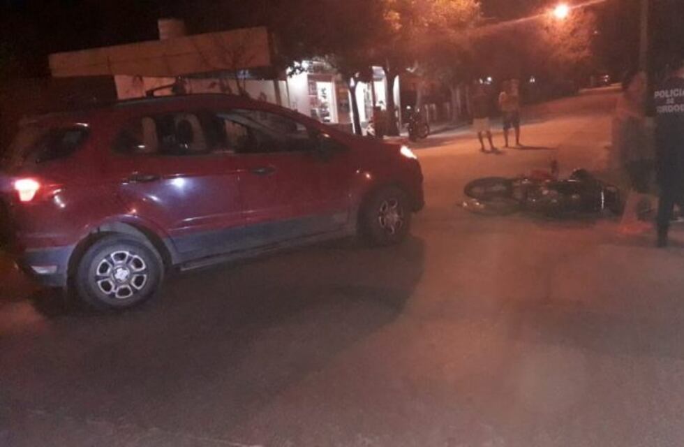 Accidente de tránsito en Alta Gracia: dos motociclistas resultaron heridos
