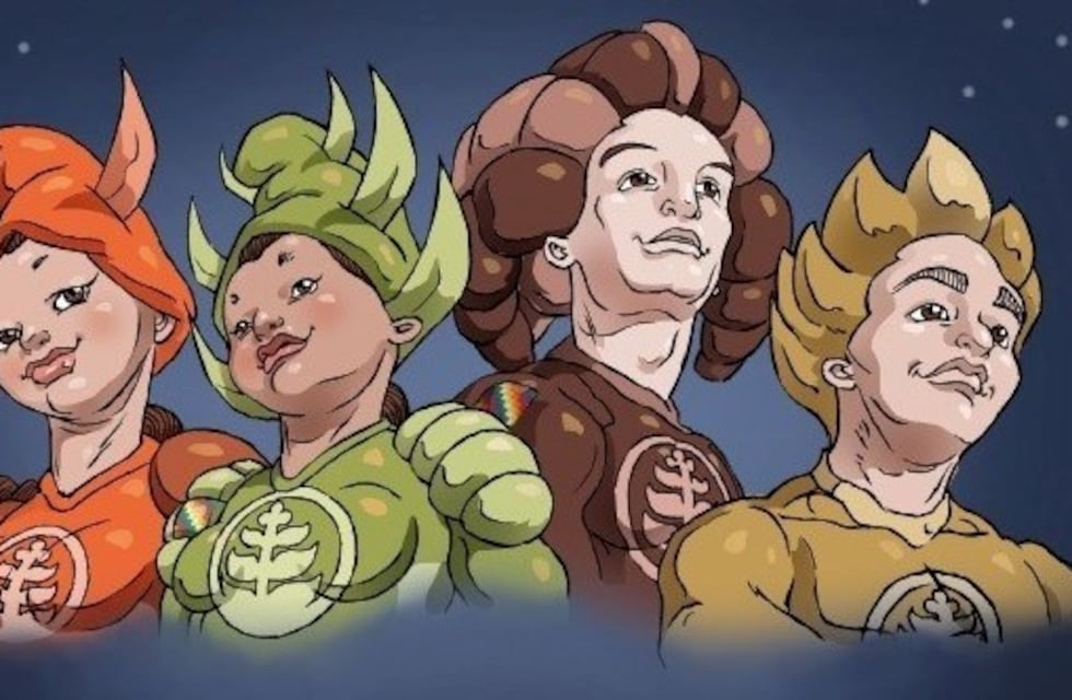 Quinua, Cañahua, Amaranto y Tarwi, héroes de cómic contra la mala nutrición