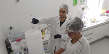 Elaboración de alcohol en gel en la Municipalidad de General Alvear