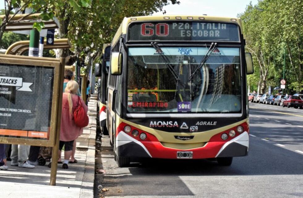 Aumento en el transporte público: desde enero, el valor de la tarifa subirá 50 centavos por mes