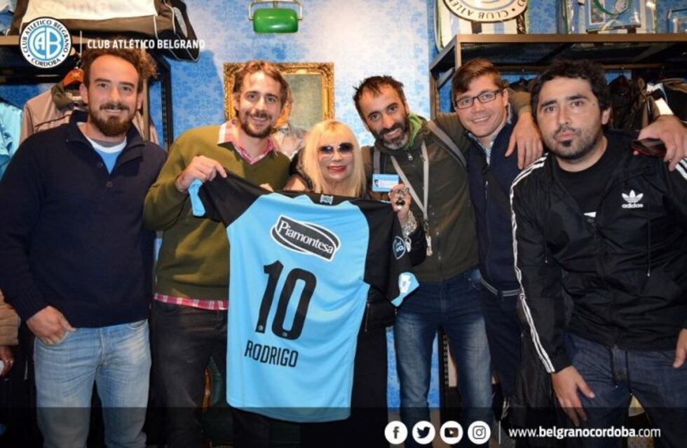 El homenaje de Belgrano a Rodrigo, en Celeste