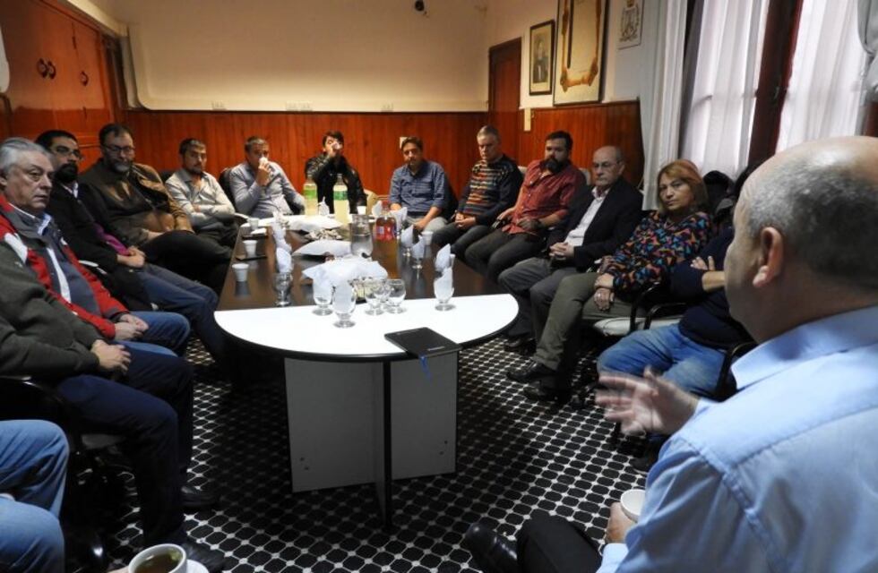 Uset recibió a representantes gremiales
