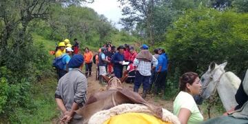 Rescate de hombre en Las Escaleras