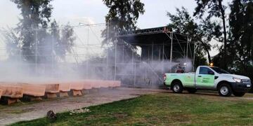 Fumigaron el anfiteatro Cocomarola\u002E