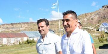 Rioseco junto a su compañero de fórmula, Martínez, estuvieron recorriendo el Barrio Valentina Sur\u002E