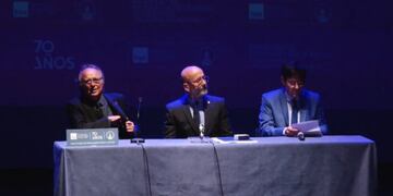 El homenaje fue realizado en el marco del 70° aniversario de la Facultad de Humanidades y Artes\u002E