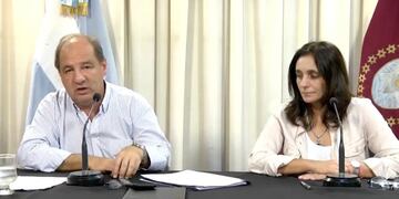 Villada y Medrano en conferencia por el coronavirus\u002E