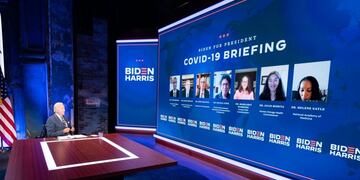 Joe Biden presentó a su equipo médico para combatir el coronavirus (Foto: buildbackbetter\u002Ecom)