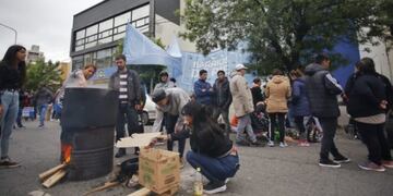 Protesta frente a Anses (Foto: 0223)