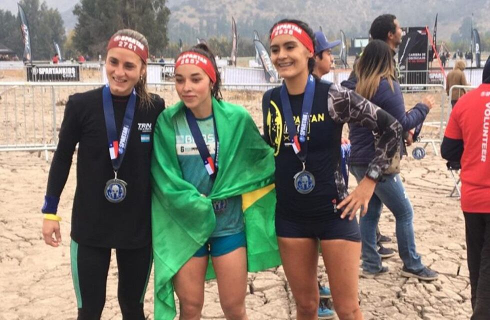 La formoseña Florencia Cano culminó  segunda en Spartan Race Chile 2019