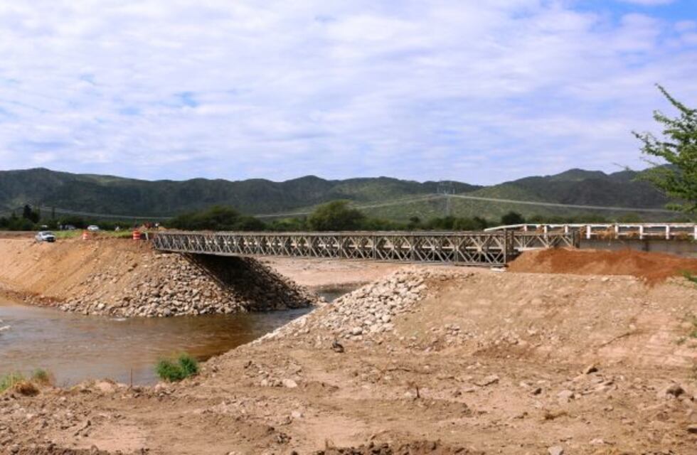 Inauguraron el nuevo puente sobre el río Quines