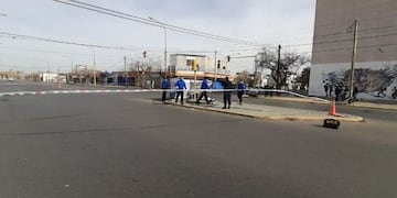 La Policía Científica trabajó en el lugar del accidente\u002E