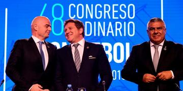 La Conmebol le pidió a la FIFA que el Mundial de 2022 ya tenga 48 equipos\u002E Foto: AFP\u002E
