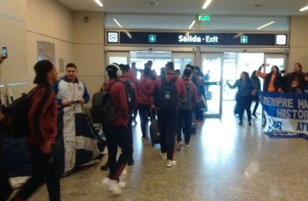 Talleres llegó a Mendoza con un gran recibimiento