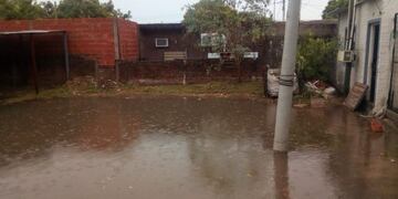 El temporal afectó al menos a 85 familias en Paraná