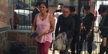 Milagro Sala en su casa del barrio Cuyaya, en Jujuy
