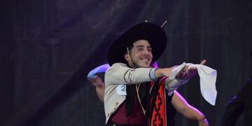 Agustin Romero bailarín de Arroyito integrante del Ballet Camin 2020