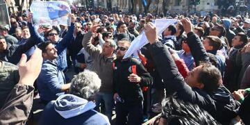 Nueva marcha en La Plata (GONZALO MAINOLDI)