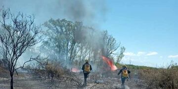 Diversos focos de incendio preocupan autoridades en el valle de Uco\u002E
